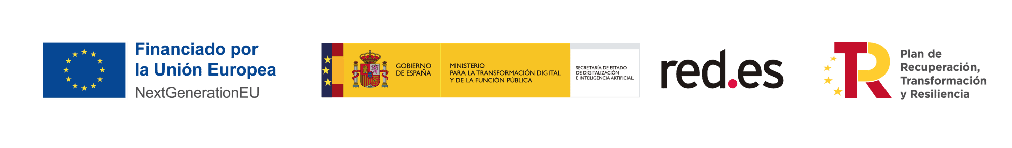 Logos oficiales del Kit Digital — Financiado por la Unión Europea, NextGenerationEU